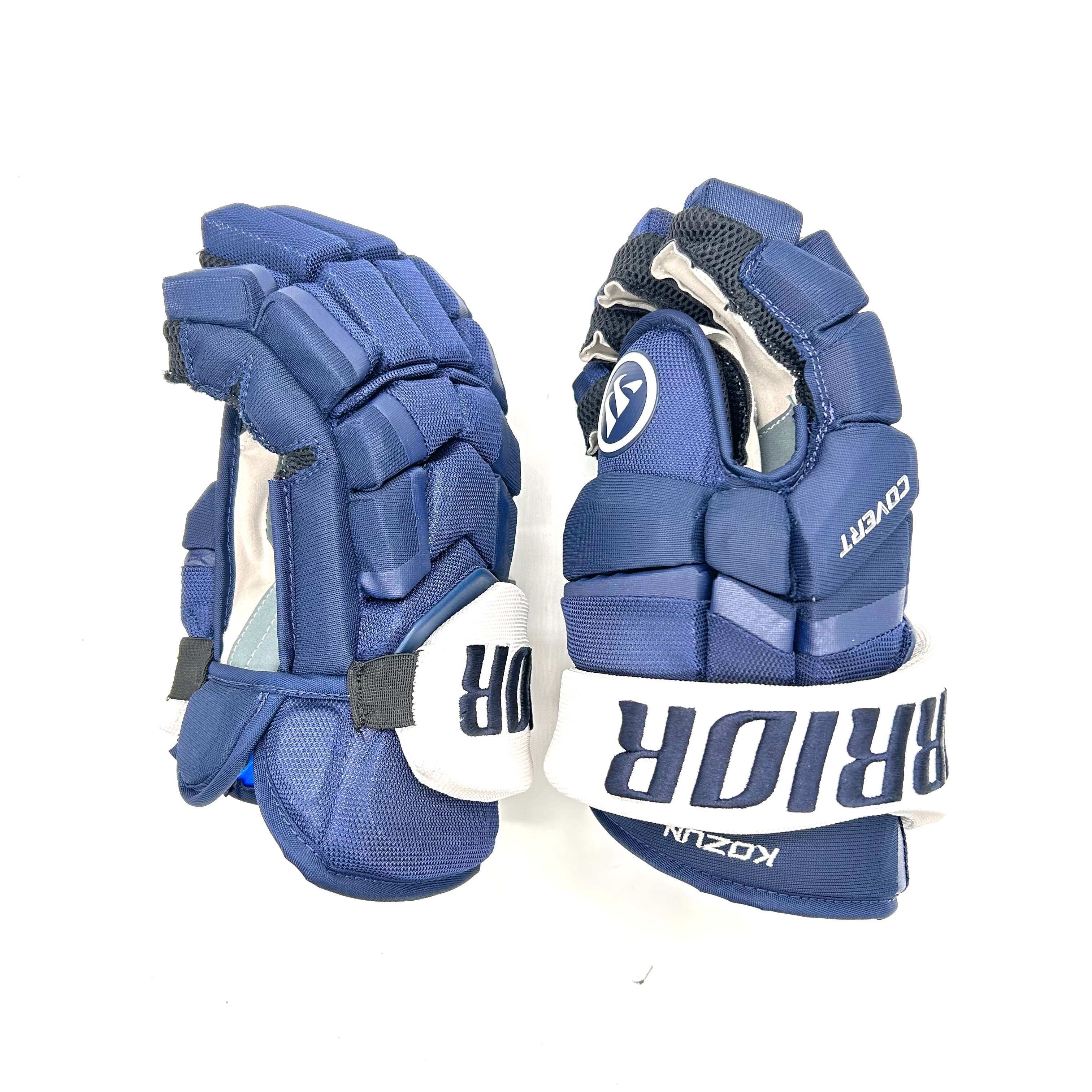 Warrior Covert QRL - Gant NHL Pro Stock - Brandon Kozun (bleu marine)